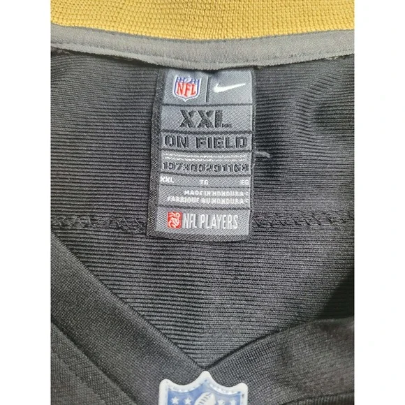 New Orleans Saints Jimmy‎ Graham #80 Youth Jersey 2XL Black Nike On Field - Picture 5 of 5